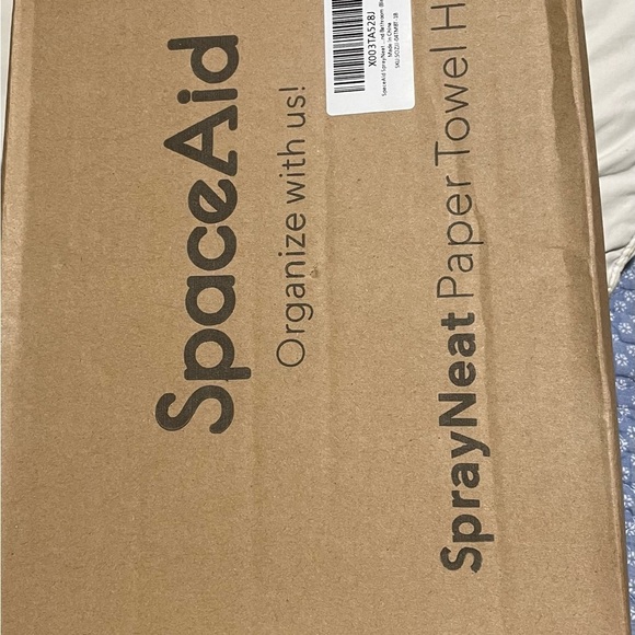 SpaceAid Paper Towel Holder with Spray Bottle - Picture 5 of 6